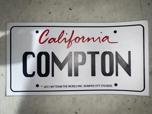 Pegatina de parachoques Compton California - Imagen 1 de 1