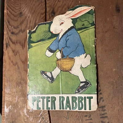 1916 PETER RABBIT by Beatrix Potter Children's Book Saalfield Publishing Foto 1 de 3