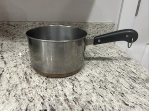 Revere Ware Copper Bottom 4 Qt Saucepan - Picture 1 of 4