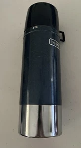 GoodVintage Thermos Vacuum Bottle Model 2480 King Seeley 1 LT Stainles Stel Blue - Picture 1 of 13