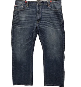 Men's Signature Levi Strauss Straight Cut Jeans 42/30 Medium Wash - Picture 1 of 9