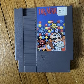 Dr. Mario Doctor Mario NES Puzzle Game Nintendo Tested Working!
