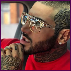 Klassische Luxus Herren Sonnenbrille Glamour Modemarke Sonnenbrille für Damen - Bild 1 von 35