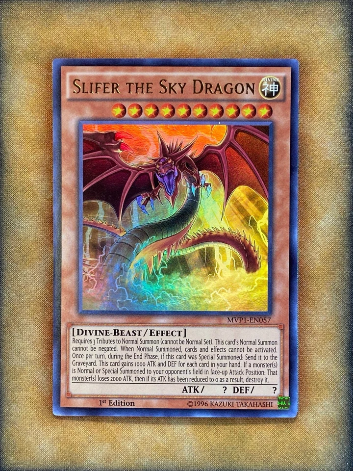 Yugioh Slifer the Sky Dragon MVP1-EN057 Ultra Raro 1ª Edición Casi Nuevo Foto 1 de 1