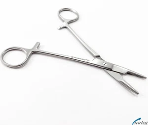 OLSEN Hegar Needle Holder 4.5'' straight 12 cm suture seam surgical - Picture 1 of 4