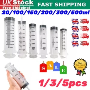 20-500ML Reusable Big Large Plastic Hydroponics Nutrient Measuring Syringe 2025 - Picture 1 of 20