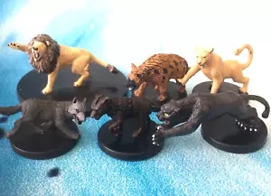 Miniaturas Wolf Hyena León Pantera Encuentros con Animales Mazmorras y Dragones s541 - Imagen 1 de 3