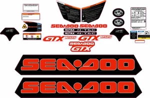 SEADOO GTX 155 2010 Graphics / Decal / Sticker Kit - Picture 1 of 1