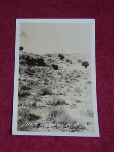ORIGINAL UNPOSTED POSTCARD: "HARD WINTER OF 1933 - EUREKA, NEVADA" - Picture 1 of 2