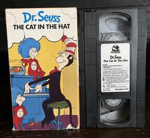 Dr. Seuss The Cat In The Hat VHS Cartoon Animated 80's Playhouse Video TESTED! - Picture 1 of 4