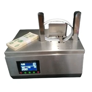 Máquina automática de bandas de correa máquina de envolver cinta para folleto de libro - Imagen 1 de 9