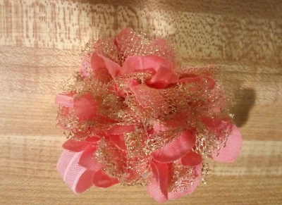 Cordón de pelo sin marca para bebé niña talla 0-12 meses mezcla de poliéster oro rosa Foto 1 de 2