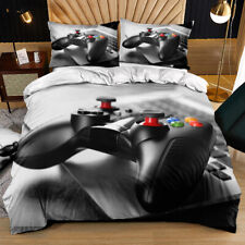 3D Gamer Duvet Quilt Cover Video Games Bedding Set Comforter Cover PillowCase H8