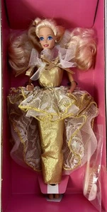 Awesome 1989 Vintage FAO Schwarz Ltd Edition Barbie, Golden Greetings 7734, NIB - Picture 1 of 7