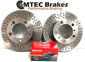 GELOCHTE BREMSSCHEIBEN & MINTEX BELÄGE VORNE FÜR PORSCHE CAYMAN 987 2.7 06-09 - Bild 1 von 8