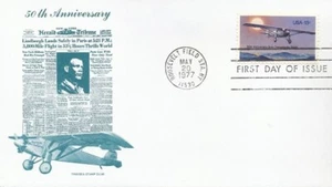 1710 13c CHARLES LINDBERGH - TRW/SEA Stamp Club - Picture 1 of 1