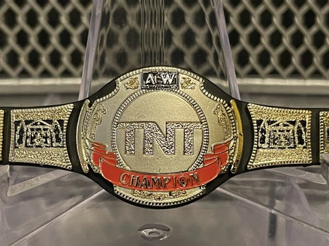 AEW TNT Championship Title Belt For Wrestling figure Toy Elite WWE Rampage ROH Cover