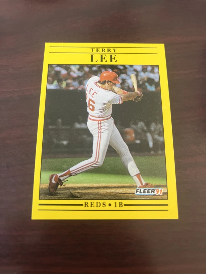 1991 Fleer Rookie RC #70 Terry Lee Cincinnati Reds - Image 1 of 1