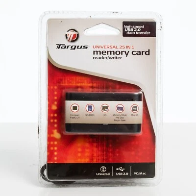 Targus Universal 32 in 1 High Speed USB 2.0 Memory Card Reader/Writer TGR-CRD25 - Image 1 of 4