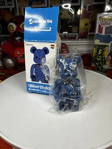 Be@Rbrick Peluche Azul 100 Bearbrick A Nation Bear Medicom Juguete Sellado Sin Tarjeta - Imagen 1 de 1