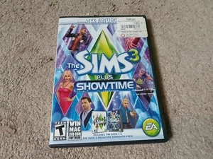 Sims 3 Plus Showtime (Windows/Mac, 2012) Juego PC Usado + Paquete de Expansión - Imagen 1 de 5