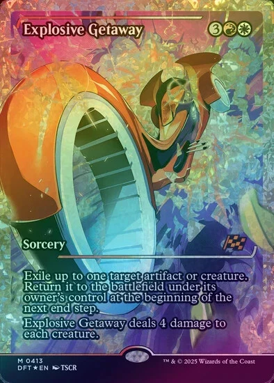 Explosive Getaway - Japan Showcase - English (Fracture Foil) Aetherdrift - Image 1 of 1