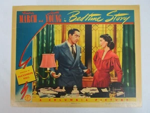Bedtime Story 1941 Lobby Card 11x14 Fredric March Loretta Young - Picture 1 of 12