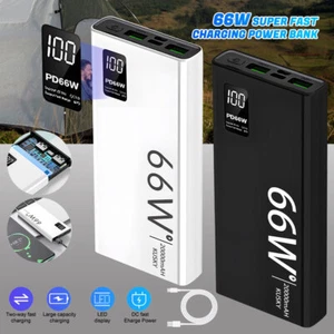 66W 40000mAh Power Bank External Battery Charger For Cell Phone LCD display - Picture 1 of 18