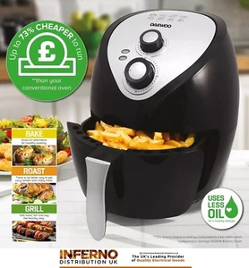DAEWOO 3.6L Air Fryer Oil Free Healthy Living Air Fryer With 3 Year Warranty - Picture 1 of 7
