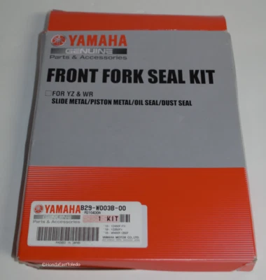 Kit de sellado de horquilla delantera Yamaha OEM WR250F WR450F YZ250F FX YZ450F FX B29-W003B-00-00 Foto 1 de 3