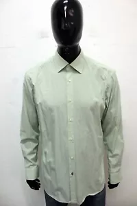 Tommy Hilfiger Camicia Uomo Taglia 43/17 Chemise Shirt Multicolore Manica Lunga - Imagen 1 de 12