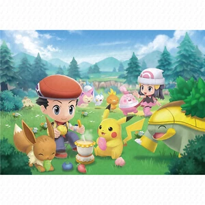 Pokemon Strahlender Diamant und Leuchtende Perle Poster Art Hochwertig 11x17 13x19 - Bild 1 von 10