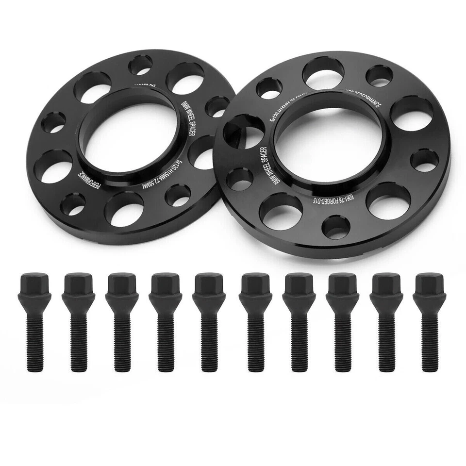 2PC 20mm 5X120 HubCentric Wheel Spacer W/ Lug Bolt FOR BMW 325i 335is 328i 328is - Image 1 of 4
