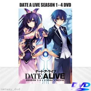 DVD ANIME DATE A LIVE SEASON 1-4 VOL.1-46 END + 2 OVA + 1 MOVIE ENGLISH DUBBED - Picture 1 of 7