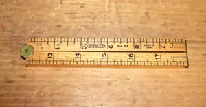 Clean Vintage Stanley No. 27 24" Folding Wood Ruler - Picture 1 of 4