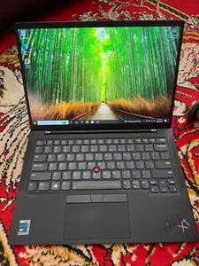 Lenovo ThinkPad X1 Carbon Gen 9 14" 8GB SSD 256GB 2021 Grade B+ - Picture 1 of 5