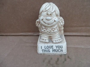 Figura Vintage Años 70 Cm Paula Co I Love You This Much Peckle Face - Imagen 1 de 3