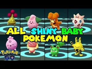 Glänzendes Baby (registriert oder ultra Freunde) Pokemon Trade Go 🙂 - Bild 1 von 16