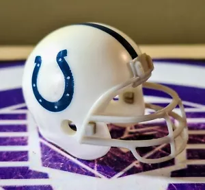 NFL RIDDELL INDIANAPOLIS COLTS MINI PLASTIC FOOTBALL HELMET 2" GUMBALL MACHINE - Picture 1 of 1
