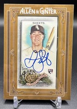 2022 Topps Allen & Ginter Gavin Sheets Rookie Framed Mini Auto #MA-GSH White Sox