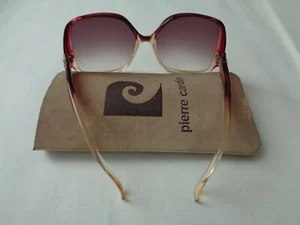 Vintage Pierre Cardin P24 70033 retro Purple oversized sunglasses FRANCE - Picture 1 of 7