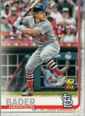 #97 Harrison Bader St. Louis Cardinals 2019 Topps Series 1 Baseball Card - Image 1 of 2