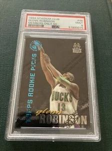 Tarjeta Glenn Robinson Big Dog 1996 Stadium Club SOLO PARA MIEMBROS 50 PSA 9 MILWAUKEE - Imagen 1 de 12