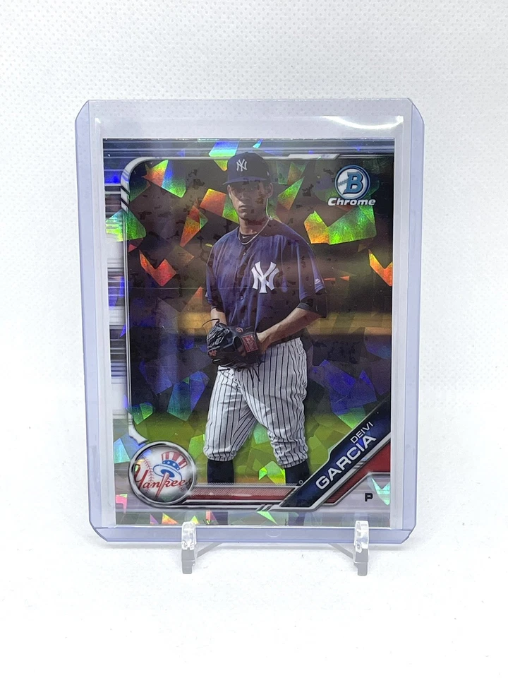 2019 Bowman Chrome Sapphire Deivi Garcia New York Yankees #BDC-164 - Image 1 of 1