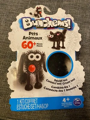 Bunchems Mascotas Animaux 60 Piezas Plus Set Actividad Artesanal Táctil 1 Kit Completo - Imagen 1 de 2