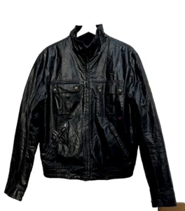 belstaff uomo Man Black Size L Jacket Moto - Imagen 1 de 5