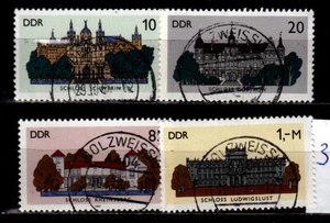 DDR 1986: 3032 - 3035 "Schlösser" sauber gestempelt, einwandfrei siehe Bild 3 - Bild 1 von 1