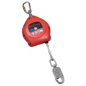 MILLER BY HONEYWELL Ancora di salvezza autoritraente, 20 piedi, Glvnzd stl, rosso - Foto 1 di 1