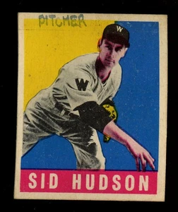 1948-49 Leaf 84 Sid Hudson EX (MARK) - Bild 1 von 2