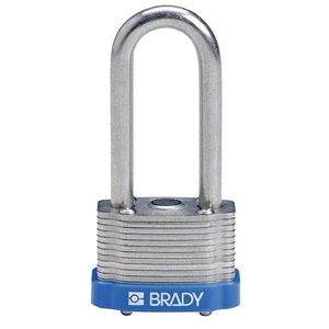 BRADY 118974 Key Retaining Steel Padlock,1-5/16"W,PK6 39N330 - Picture 1 of 1